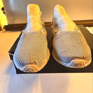 ADIDAS ALPHA BOUNCE INSTIRCT CLOUD WHITE/GRAY (2018) MEN'S SNEAKERS SIZE 10.5